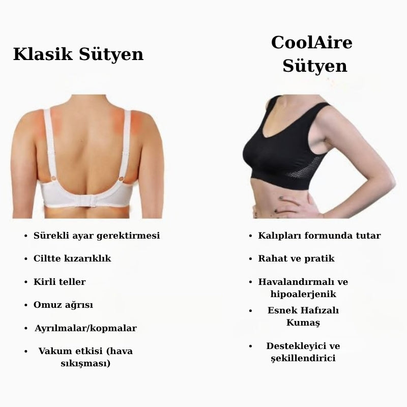 CoolAire Dikişsiz Sütyen