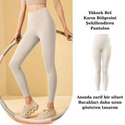 Şekillendirici Yüksek Bel Tayt