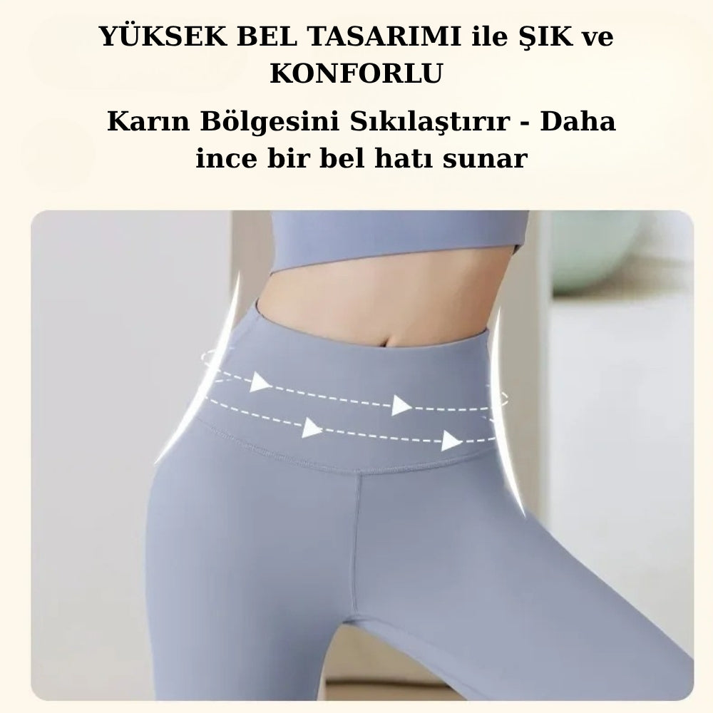 Şekillendirici Yüksek Bel Tayt