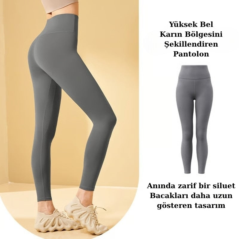 Şekillendirici Yüksek Bel Tayt
