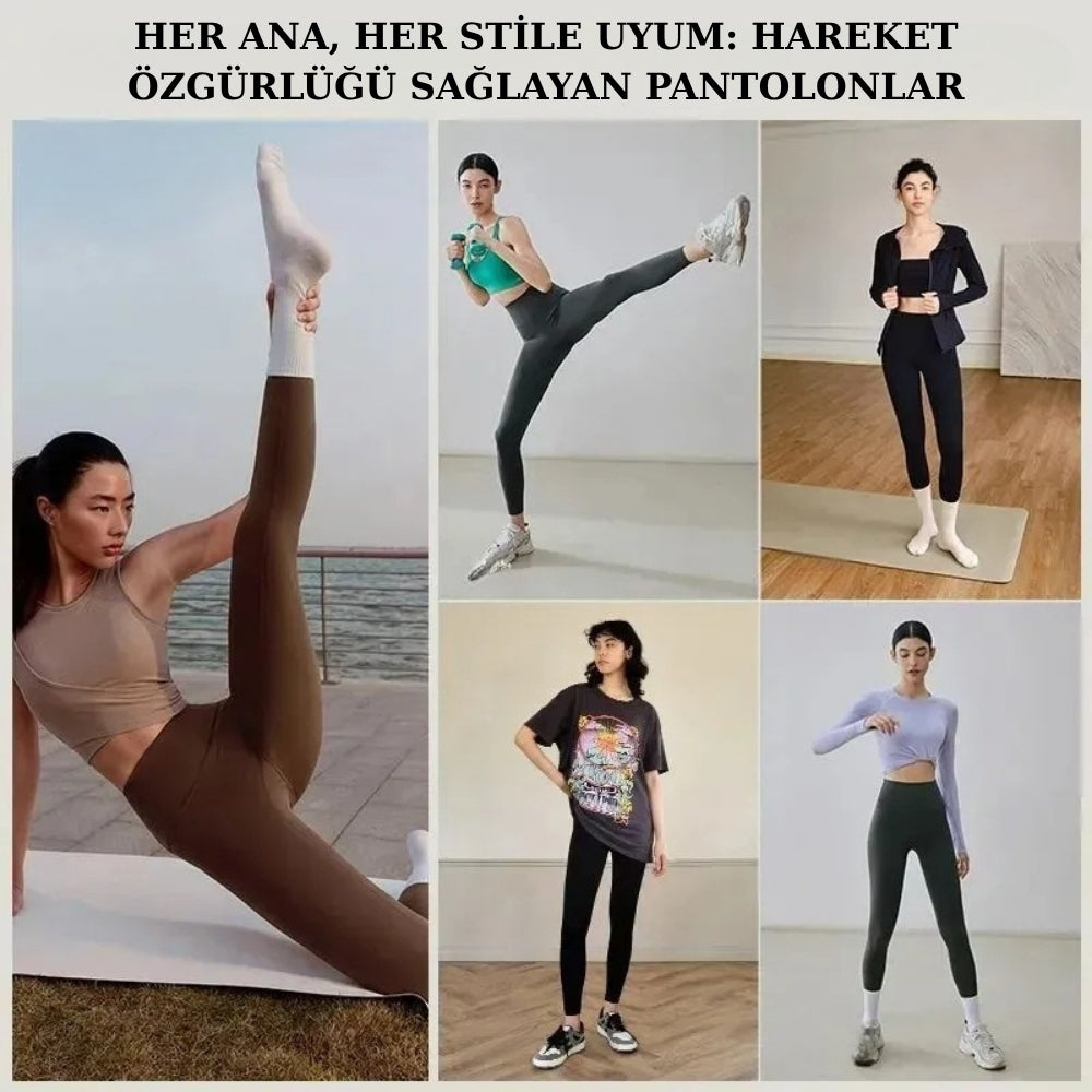 Şekillendirici Yüksek Bel Tayt