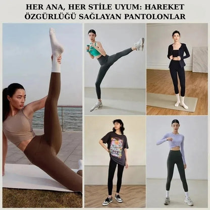 Şekillendirici Yüksek Bel Tayt